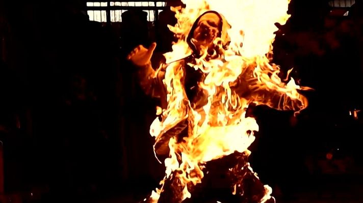 Telediario 1 - Pasamos un día con los dobles de acción de las estrellas del cine