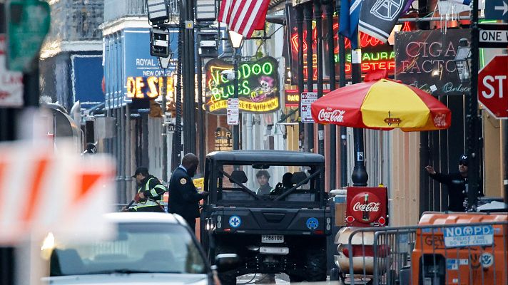 Telediario 1 - El autor del atropello en Nueva Orleans actuó solo