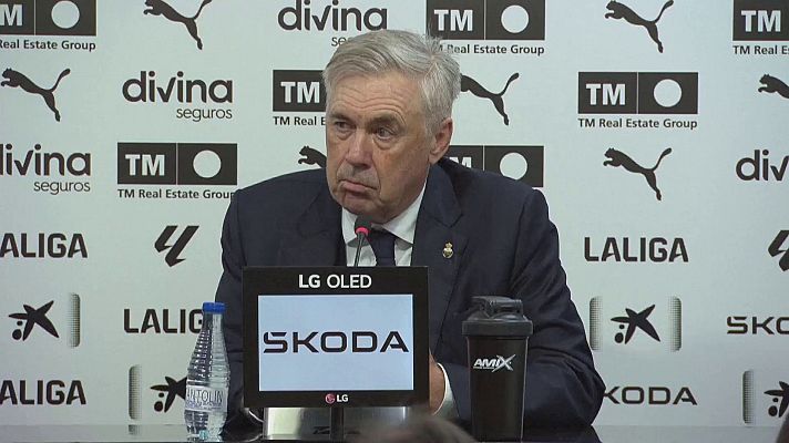 - Ancelotti: ''Vamos a recurrir la tarjeta roja a Vinicius''