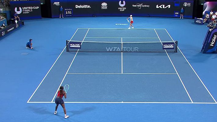 Tenis - Final: Estados Unidos - Polonia - Partido individual femenino