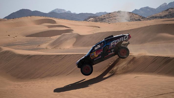 Telediario Fin de Semana - Sainz sufre un accidente y pierde casi todas las opciones de ganar