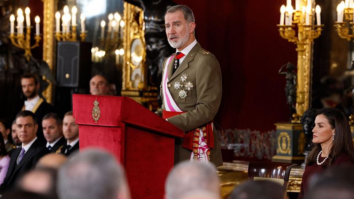 Especiales informativos - El rey felicita a las Fuerzas Armadas por su papel en la dana