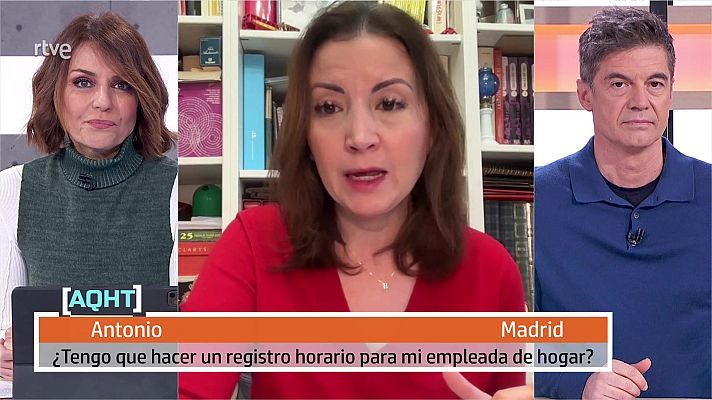 Aquí hay trabajo - ¿Es obligatorio el registro de jornada de empleada de hogar?