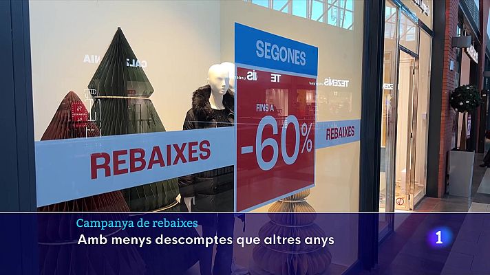 L'Informatiu - Els comerciants encaren amb optimisme les rebaixes d'hivern després d'una bona campanya de Nadal