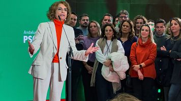 Mar�a Jes�s Montero presenta su candidatura para liderar el PSOE en Andaluc�a: "Vengo a ganar"