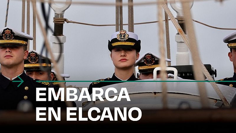 La princesa Leonor se embarca en el Juan Sebastián de Elcano - Modo Digital | Ver
