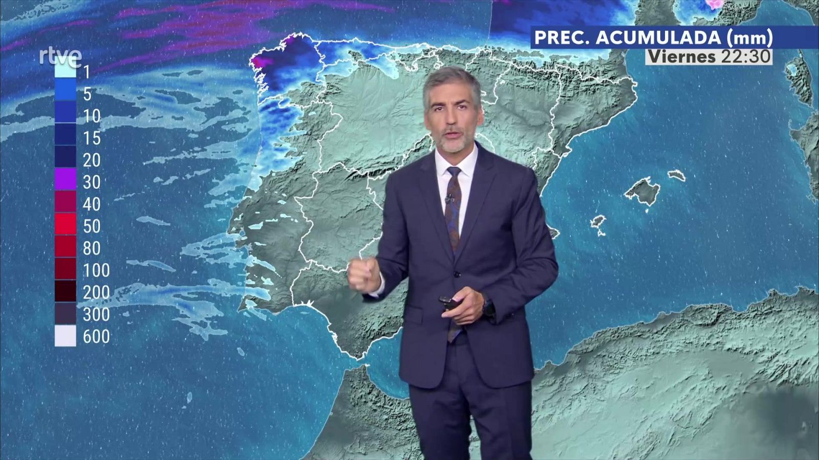 Precipitaciones persistentes en el entorno del golfo de Cádiz y Estrecho - ver ahora