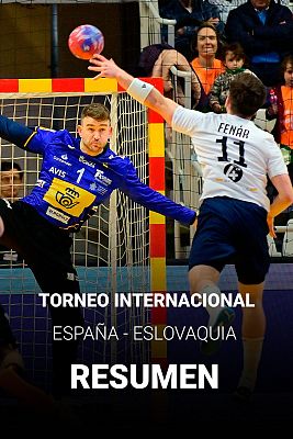 Balonmano - Arreón final de España para ganar a Eslovaquia en su preparación para el Mundial de balonmano