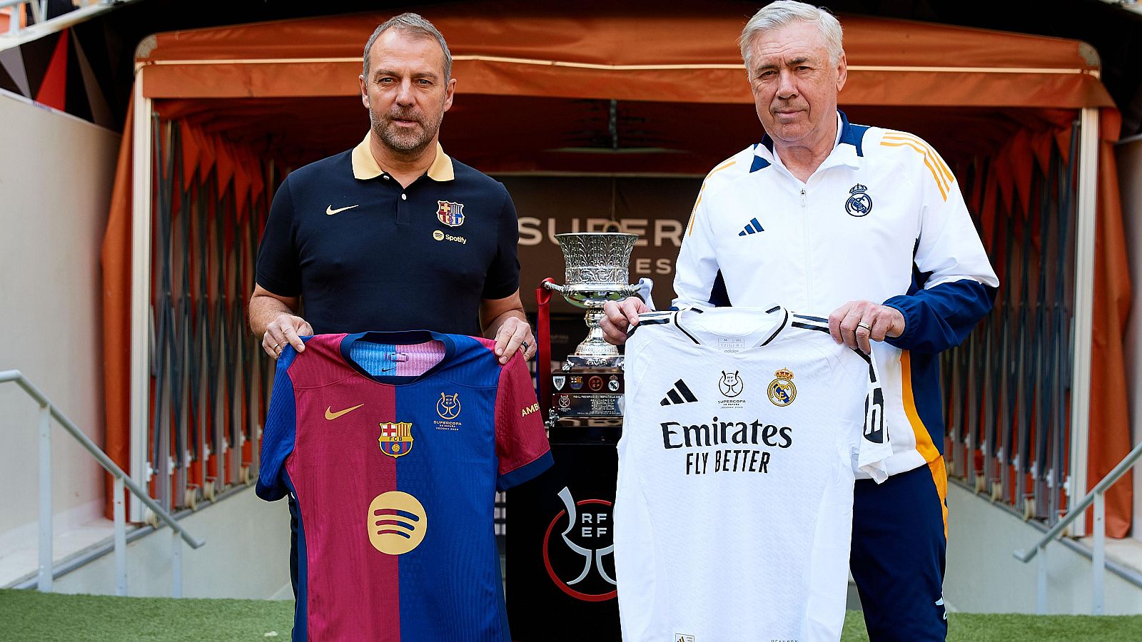 Ancelotti quiere equilibrio Supercopa Barça jugará igual Bernabéu | Ver