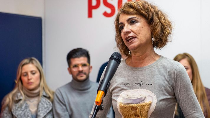 Telediario Fin de Semana - Primer acto de Montero como precandidata a las primarias a la secretaria general del PSOE andaluz