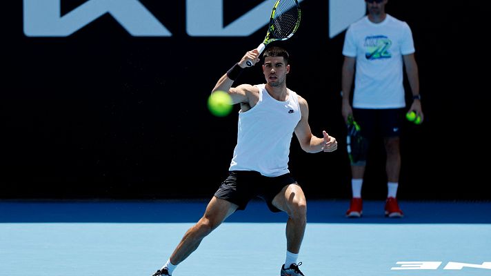 Telediario Fin de Semana - Alcaraz debutará el lunes ante Shevchenko en el Open de Australia