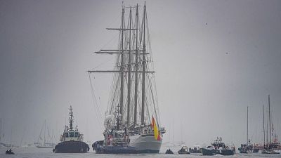 La princesa Leonor, en el buque Elcano | Ver