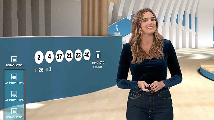 Loterías - Sorteo de la Bonoloto y Primitiva del 11/01/2025