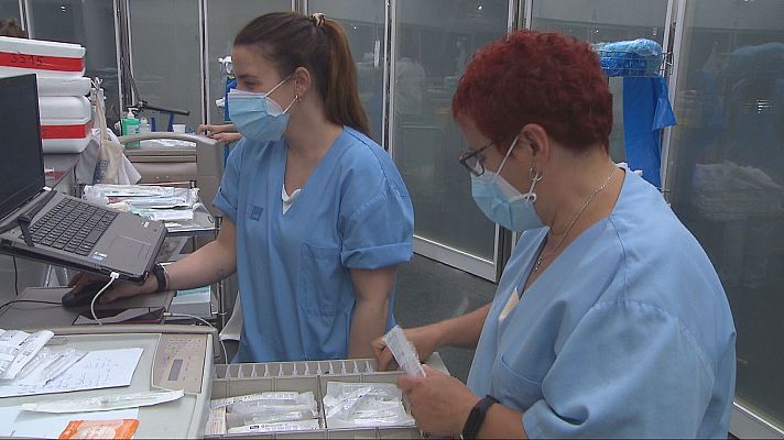 Telediario 2 - Faltan 100.000 enfermeras para alcanzar la media europea