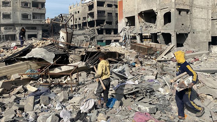 Telediario 2 - Esperanza en Gaza e Israel por una posible tregua en Gaza