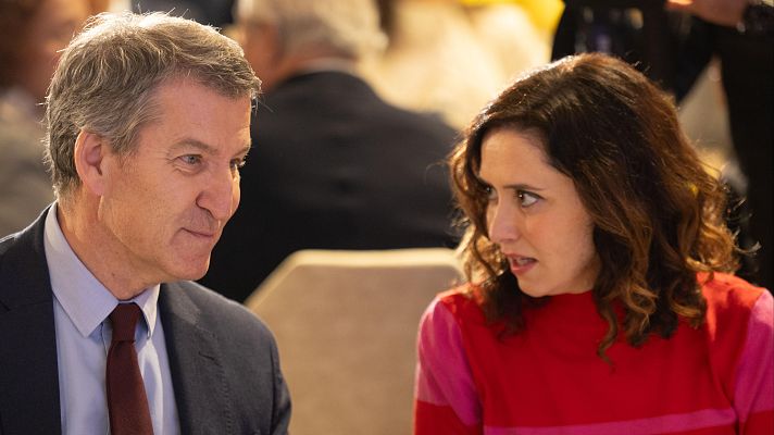 Telediario 1 - Ayuso califica como un nuevo Watergate el caso del fiscal general del Estado y Óscar López pide su "dimisión inmediata"