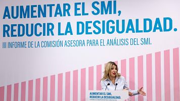 Yolanda Daz confa en un acuerdo sobre el SMI y pide a los agentes sociales "altura de miras"