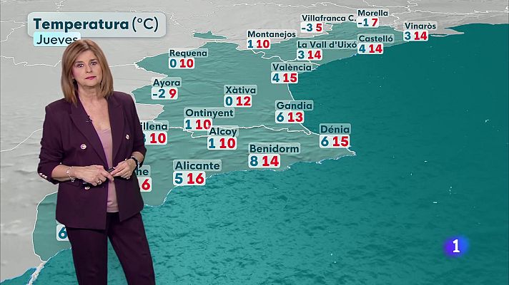 L'informatiu - Comunitat Valenciana - El tiempo en la Comunitat Valenciana - 15/01/2025