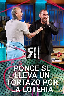 La Revuelta - Jorge Ponce se lleva un tortazo por la lotería