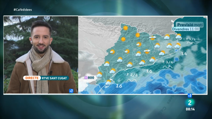 El temps - Cap de setmana de sol, núvols, menys vent i ambient fred