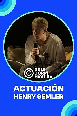 henry semler canta "NO LO VES" en la segunda semifinal