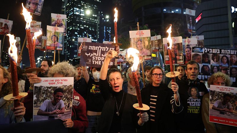 Los familiares de los rehenes, expectantes ante la tregua en Gaza | Ver