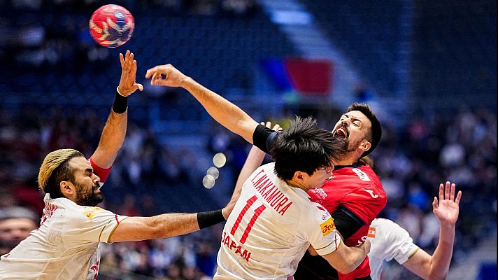 Mundiales de Balonmano - Campeonato del Mundo Masculino. Fase de grupos: España - Japón