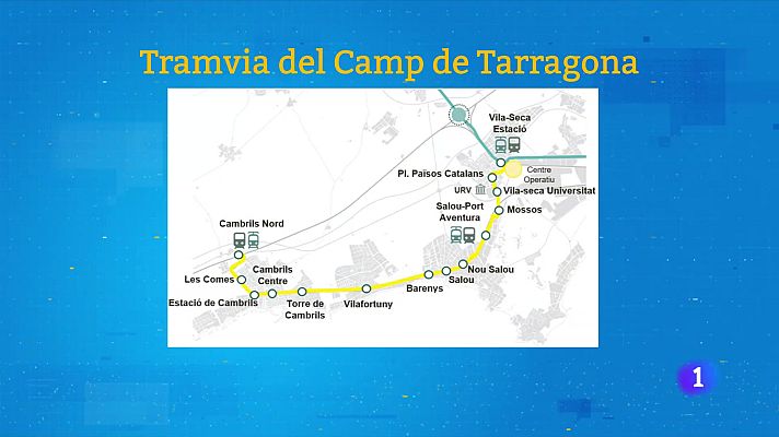 L'Informatiu - El tramvia del Camp de Tarragona, més a prop de ser una realitat