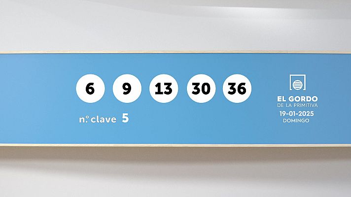 SELAE - Sorteo de la Lotería Gordo de la Primitiva del 19/01/2025