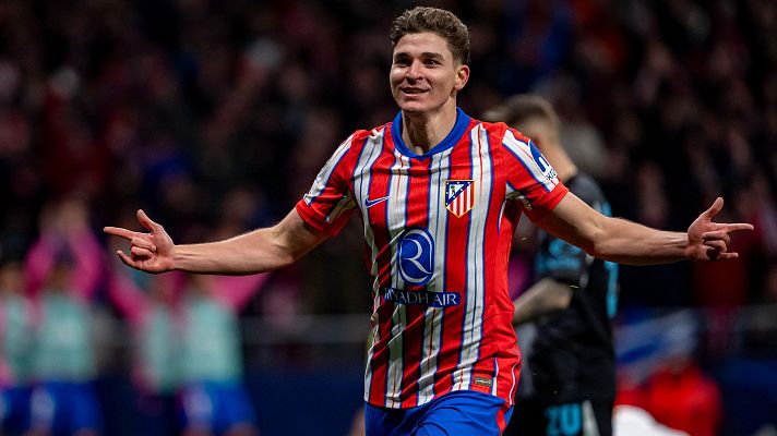 Champions League - Julián Álvarez, MVP: "Es una victoria que nos da confianza y nos hace crecer como grupo".