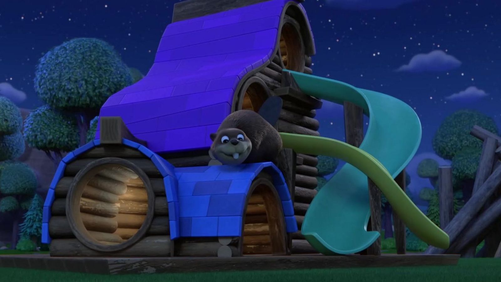 El equipo construye una casa a un castor - Equipo Rubble | Ver