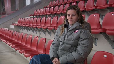 Rosa Otermn: "Estoy muy contenta de volver a casa, siempre voy a defender el escudo del Atltico de Madrid"