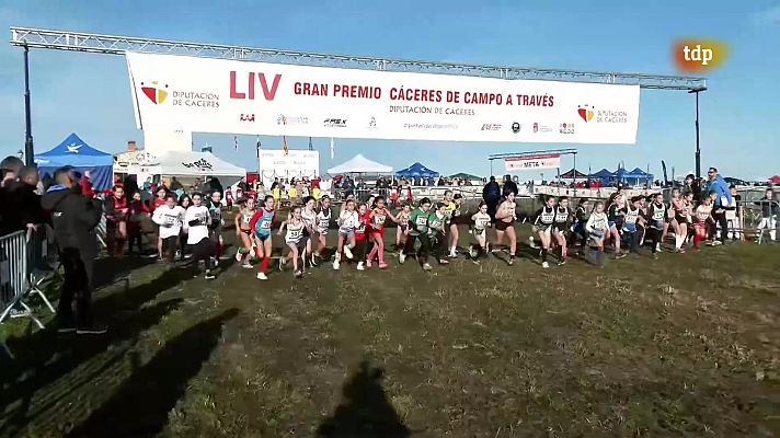 Cross - Gran Premio Cáceres de campo a través. Resumen