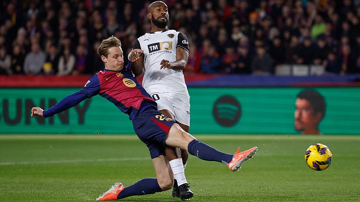 Resúmenes de LaLiga - Barcelona - Valencia: resumen del partido 21ª jornada | Primera