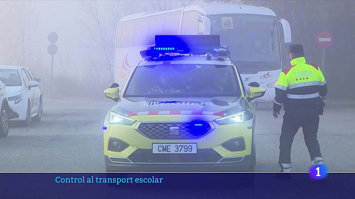 L'Informatiu - Control al transport escolar: l'any passat van sancionar 241 vehicles