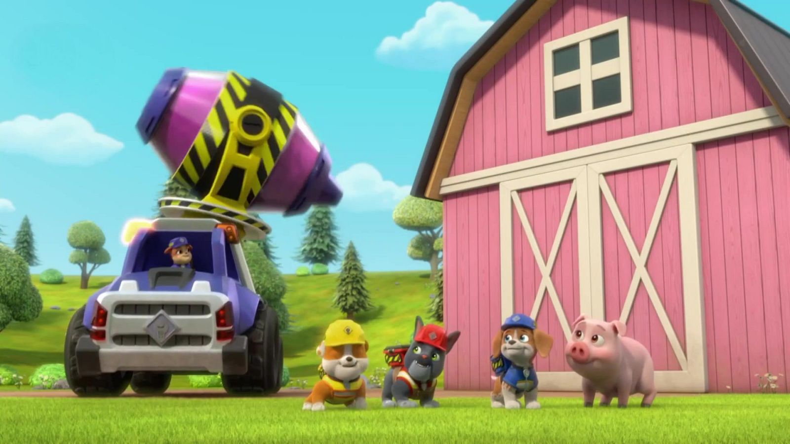 El equipo construye una pocilga - Equipo Rubble | Ver