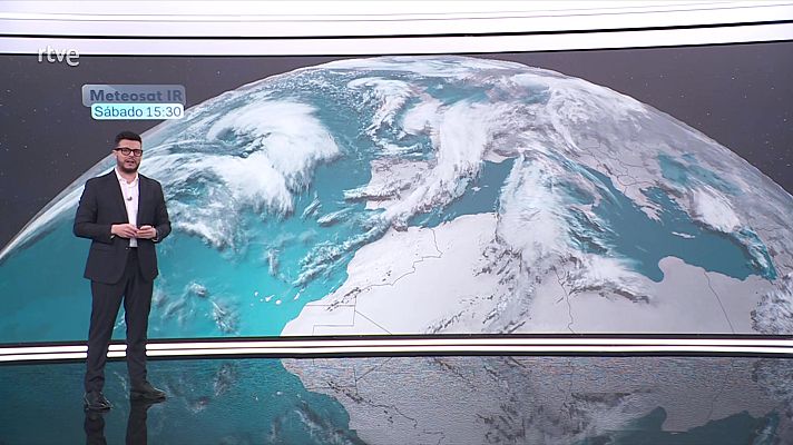 El tiempo - Intervalos de viento fuerte del oeste y suroeste en litorales de Galicia, Cantábrico y Ampurdán