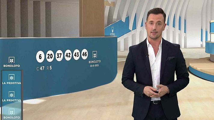 Loterías - Sorteo de la Bonoloto y Primitiva del 25/01/2025