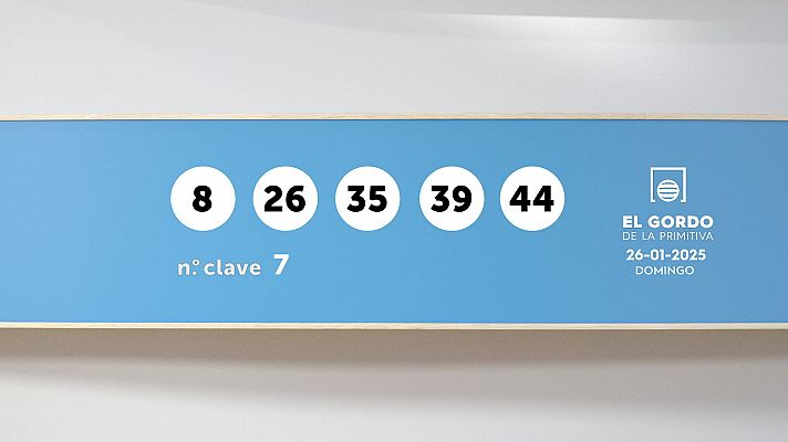 SELAE - Sorteo de la Lotería Gordo de la Primitiva del 26/01/2025
