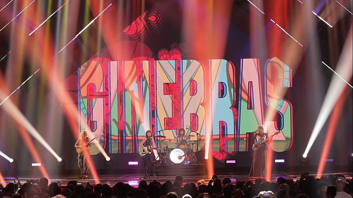 Benidorm Fest 2025 - Ginebras canta \"Ansiedad\" en la primera semifinal | Ver