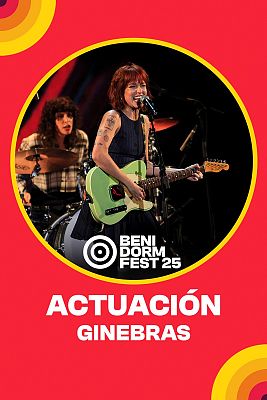 Benidorm Fest - Ginebras canta "Ansiedad" en la primera semifinal