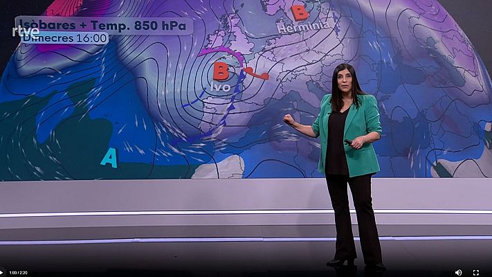 El temps - I ara... la Borrasca Ivo
