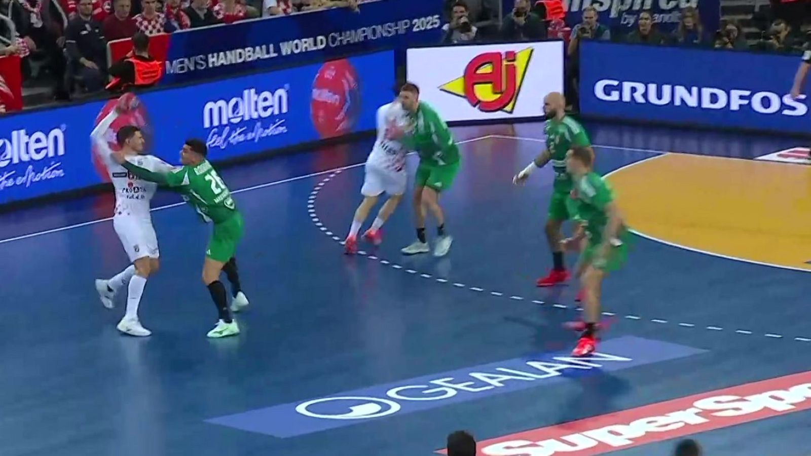 Balonmano - Campeonato del Mundo masculino.  1/4 final: Croacia - Hungría - ver ahora