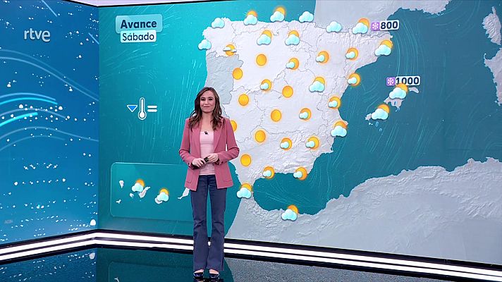 El tiempo - Las temperaturas descienden de forma generalizada, más en el tercio este peninsular y montañas del centro y norte