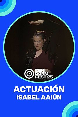 Benidorm Fest - Isabel Aaiún canta "Potra Salvaje" en la segunda semifinal