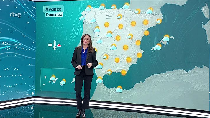 El tiempo - Las máximas descienden ligeramente en el tercio este y los archipiélagos, ascenso en las sierras del sudeste