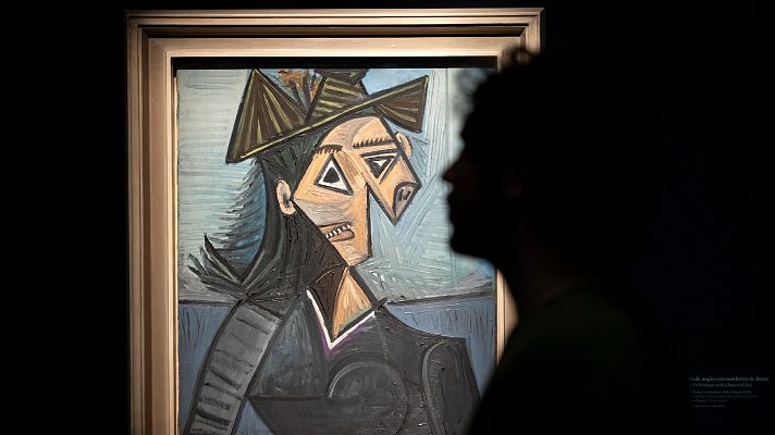 Telediario 1 - 'Picasso: los cuadernos de Royan', la nueva exposición sobre las obras del pintor durante su exilio en Francia
