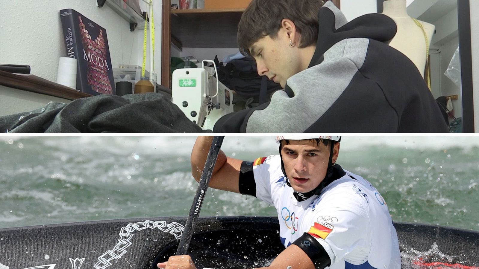 Pau Echaniz: modista, piragüista y medallista - Los Deportes de La1 | Ver