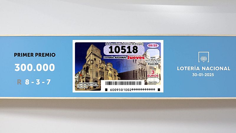 Sorteo de la Lotería Nacional del 30/01/2025 - Ver ahora