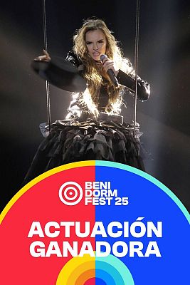 Eurovisión - Melody canta "ESA DIVA" como ganadora